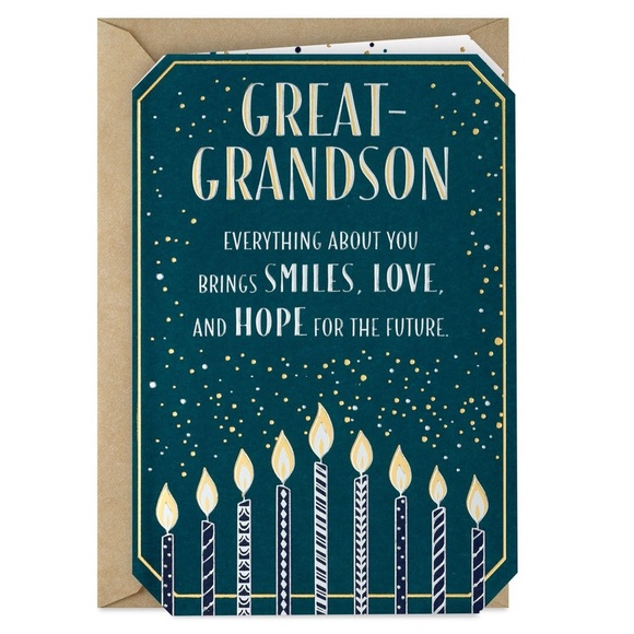 Happiness Birthday Card for Great-Grandson by Hallmark - Picture 1 of 15